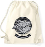 printfashion Kezeket fel! - Sportzsák, Tornazsák - Natúr (132394)