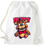 printfashion Freddy Fazbear - Sportzsák, Tornazsák - Fehér (14935621)