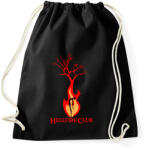 printfashion Hellfire Club heart - Sportzsák, Tornazsák - Fekete (7477482)