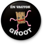 printfashion Groot - Kitűző, hűtőmágnes - Fekete (11586591)