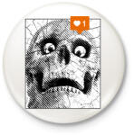 printfashion Instagram like - Kitűző, hűtőmágnes - Fehér (3077125)