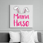 printfashion Mama Hase - Vászonkép - Fehér (6631001)