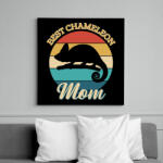 printfashion Chameleon Mom - Vászonkép - Fekete (10866068)