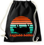 printfashion Legjobb böllér - Sportzsák, Tornazsák - Fekete (10807330)