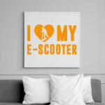 printfashion E-scooter - Vászonkép - Fehér (13823949)