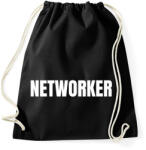 printfashion NETWORKER - Sportzsák, Tornazsák - Fekete (11418493)