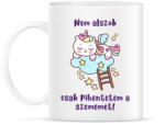 printfashion Pihentetem a szemem unikornis - Bögre - Fehér (14389673)