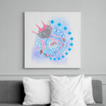 printfashion jinx2 - Vászonkép - Fehér (6636483)