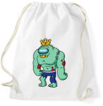 printfashion Zombie king - Sportzsák, Tornazsák - Fehér (7487195)
