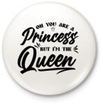 printfashion I'm the Queen - Kitűző, hűtőmágnes - Fehér (7524007)