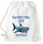 printfashion északi shark - Sportzsák, Tornazsák - Fehér (3396658)