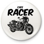 printfashion cafe racer - Kitűző, hűtőmágnes - Fehér (8308929)