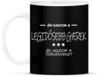 printfashion Én vagyok a legidősebb gyerek. . . - Bögre - Fekete (16455336)