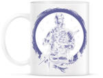 printfashion Gázmaszkos katona - Bögre - Fehér (788031)