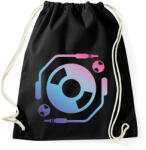 printfashion Techno - Lemezlovas - Sportzsák, Tornazsák - Fekete (6580325)