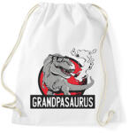 printfashion Papa szaurusz grandpasaurus - Sportzsák, Tornazsák - Fehér (11118133)