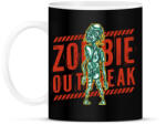 printfashion Zombie outbreak - Bögre - Fekete (5537428)