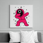 printfashion Squid Game Dab kör - Vászonkép - Fehér (6639244)