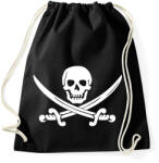 printfashion Kalóz - Sportzsák, Tornazsák - Fekete (1816649)