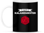 printfashion Legjobb Kalandmester - Bögre - Fekete (2649836)