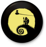 printfashion Goku és Zseniális Teknős - Kitűző, hűtőmágnes - Fekete (3093570)