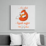 printfashion Az első anyák napja! [egyedi névvel] - Vászonkép - Fehér (6636290)