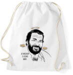 printfashion Az angyalok is esznek babot - Sportzsák, Tornazsák - Fehér (7579565)