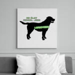 printfashion Labrador - Vászonkép - Fehér (13986401)