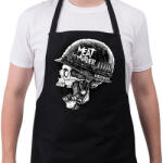 printfashion Meat is murder - Kötény - Fekete (4916404)