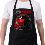 printfashion Nissan GT-R R35 - Kötény - Fekete (11420625)