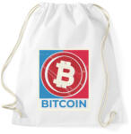 printfashion Bitcoin - Sportzsák, Tornazsák - Fehér (4367745)