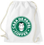 printfashion Casa de Papel Coffee - Sportzsák, Tornazsák - Fehér (2492722)