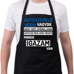 printfashion AUTÓSZERELŐ VAGYOK. . . - Kötény - Fekete (12088102)