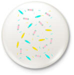 printfashion Ice cream boards tee - Kitűző, hűtőmágnes - Fehér (3074726)