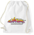 printfashion Old school graffiti - Sportzsák, Tornazsák - Fehér (7514247)