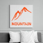printfashion Mountain - Vászonkép - Fehér (6635649)