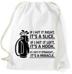printfashion If I hit it straight. . . - Sportzsák, Tornazsák - Fehér (15845116)