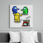 printfashion Shhhhh. . . . - Vászonkép - Fehér (6634923)