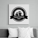 printfashion Szuperhős traktoros - Vászonkép - Fehér (6629886)