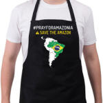 printfashion Save Amazonia - Kötény - Fekete (4930368)