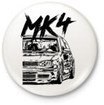 printfashion Mk4 - Kitűző, hűtőmágnes - Fehér (3083017)