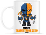 printfashion Deathstroke Zero - Fortnite Season 6 - Bögre - Fehér (5359407)