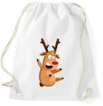 printfashion Szarvaska - Sportzsák, Tornazsák - Fehér (4071825)