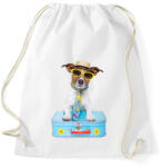printfashion Jack Russel póló - Sportzsák, Tornazsák - Fehér (1008886)