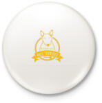 printfashion working bull terriers logo orange - Kitűző, hűtőmágnes - Fehér (3080488)
