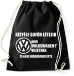 printfashion Kétféle VW Sofőr - Sportzsák, Tornazsák - Fekete (1664994)