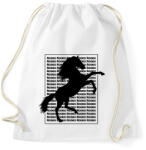 printfashion Rodeo - Sportzsák, Tornazsák - Fehér (4185220)