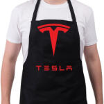 printfashion Tesla - Kötény - Fekete (4932082)