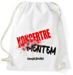 printfashion Koncertre mentem (majd jövök) - Sportzsák, Tornazsák - Fehér (16664512)