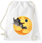 printfashion Csincsilla - Sportzsák, Tornazsák - Fehér (13047562)